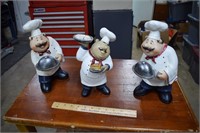 Three Serving Chefs