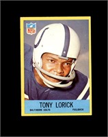 1967 Philadelphia #18 Tony Lorick EX to EX-MT+