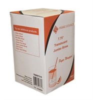 7.75 in. Wrapped Jumbo Straws 2000ct
