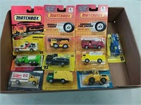 Assortment of matchbox cars