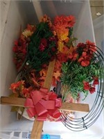 FALL FAUX FLOWERS AND DECOR