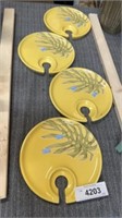 Wine, glass holder plates