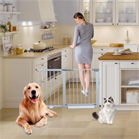 Stonehomy 30.7 Inch Extra Wide Metal Dog Gate