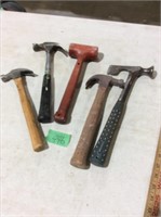 Assorted hammers