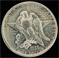 Coin 1935 Texas Commemorative Silver Half Dollar