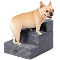 EHEYCIGA Dog Stairs for Small Dogs, 3-Step Dog
