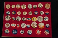 Vintage Lot of 40 President Campaign Buttons