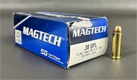 Magtech .38 SPL 158gr FMJ Flat Ammo (50rds)