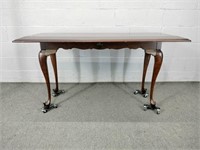 Solid Wood Chippendale Drop Leaf Table