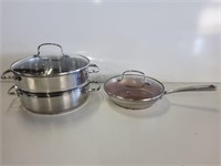 NuWave Induction Cookware, Steamer & 9in Pan