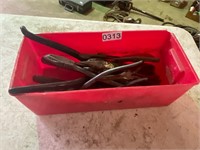 12- pliers and cutters lot