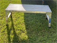 WERNER ALUMINUM PLATFORM12" X 3'