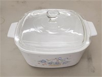 Country floral Corning ware
