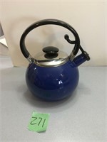 blue tea pot