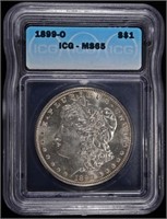 1899-O MORGAN DOLLAR ICG MS65