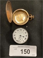 Antique Hampden Gold Fill Pocket Watch.