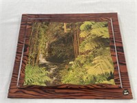 WOODEN WATERFALL PICTURE