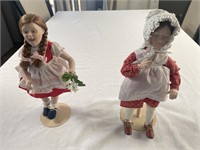 NORMAN ROCKWELL YOUNG LADIES DOLLS