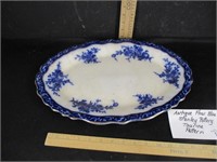 Flow Blue - 17" Platter