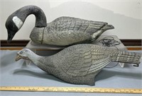 (2) Large Decoys See Photos for Details