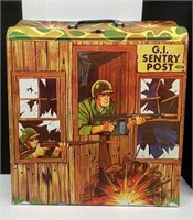 Circa 1960s G.I. Joe vinyl storage case. Inside