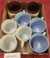 8 ASSORTED COLLECTABLE MUGS