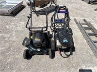 Pressure Washer And Lawn Mower