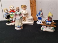 Group of collectible figurines made in Occupied