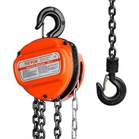 VEVOR Manual Chain Hoist, 1 Ton 2200 lbs Capacity