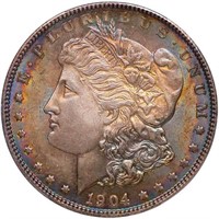 $1 1904 PCGS MS64 CAC