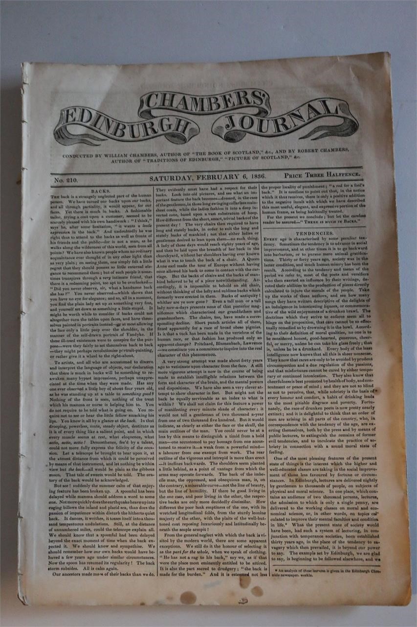 February 6, 1836 Chambers' Edinburgh Journal