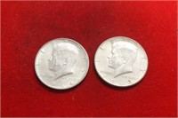 Lot of 2 1964 Kennedy silver Halves