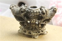 Chinese Soapstone Incense Burner