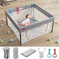 EAQ Baby Playpen Foldable, Installation-Free Large