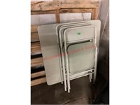 4 Cosco Folding Chairs & Card Table