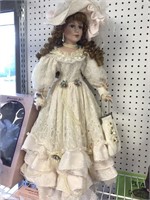 VICTORIAN PORCELAIN COLLECTOR DOLL
