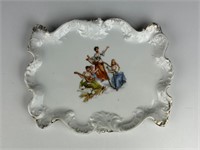 Antique porcelain plate Victoria Carlsbad