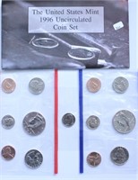 1996 MINT SET W 1996 W DIME