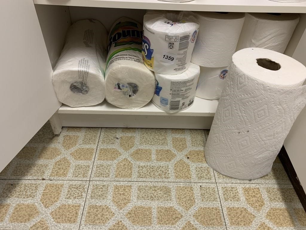 PAPER TOWELS AND TOILET PAPER