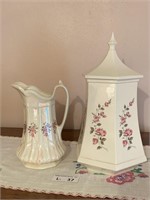 Pink Rose Ceramic Decor