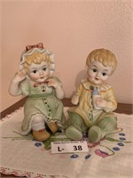 Ceramic Baby Decor Figures
