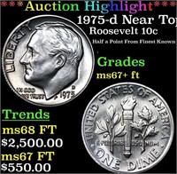 ***Auction Highlight*** 1975-d Roosevelt Dime Near