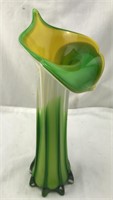 Art Glass Tulip Vase