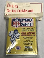 NIP 4- WAX PACKS OF 1990 NFL PRO SET CARDS