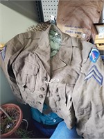 1966 Military Jacket Size 38 w/Patches