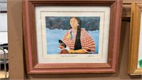 JAPIER "SHE WHO CONQUERS" ORIGINAL FRAMED ART