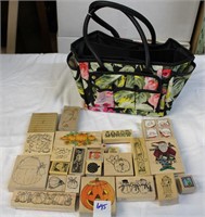Craft Rubber Stamps & art Bag