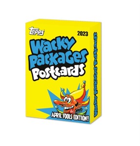 2023 Topps Wacky Packages Postcards April Box