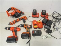 Lot of Black & Decker Power Tools - Charger