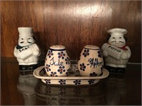 Polish Chef and German Salt and Pepper Shakers